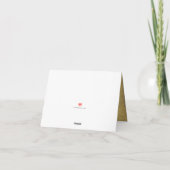 スクールバス金ゴールド サンキューカード (裏面)