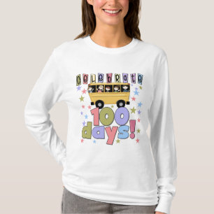 スクールバス100個の幾日のTシャツおよびギフト Tシャツ