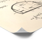 スクールバス1937パテントアートオールドピーパー ポスター (角)