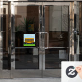 スクールバス6フォトフレームカスタムキッドの思い出 ウィンドウサイン (オフィスドア)