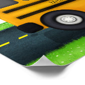 スクールバス6フォトフレームカスタムキッドの思い出 ポスター (角)