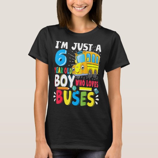 スクールバス6th Bを愛する少年のスクールバス Tシャツ (正面)