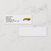 スクールバス スキニー名刺 (正面/裏面)