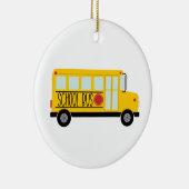 スクールバス セラミックオーナメント (右)