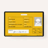 スクールバス バッジ (裏面)