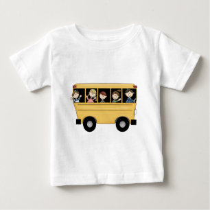 スクールバス ベビーTシャツ