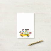 スクールバス ポストイット (デスク上)