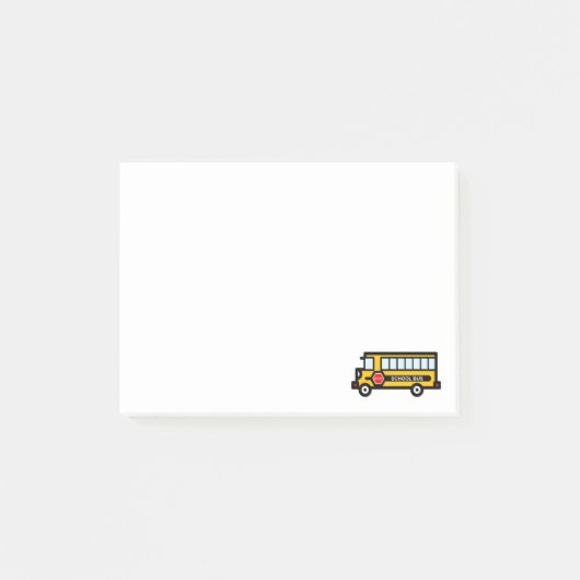 スクールバス ポストイット (正面)