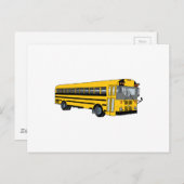 スクールバス ポストカード (正面/裏面)