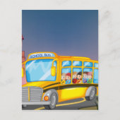 スクールバス ポストカード (正面)