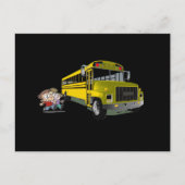 スクールバス ポストカード (正面)