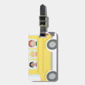 スクールバス ラゲッジタグ (正面縦)