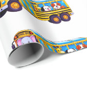 スクールバス ラッピングペーパー (ロールコーナー)