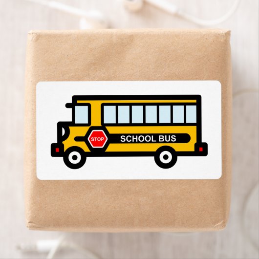 スクールバス ラベル (インサイチュ)