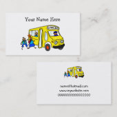 スクールバス 名刺 (正面/裏面)