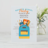 スクールバックパック 招待状 (スタンド正面)