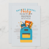 スクールバックパック 招待状 (正面/裏面)