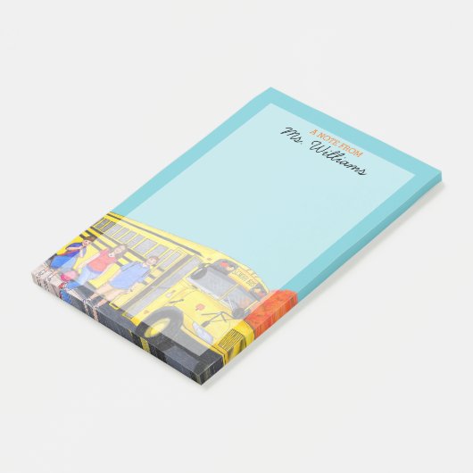 スクールバパーソナライズされたス先生付箋 ポストイット (アングル)