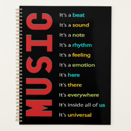 スクールバンドオーケストラ合唱団 プランナー手帳