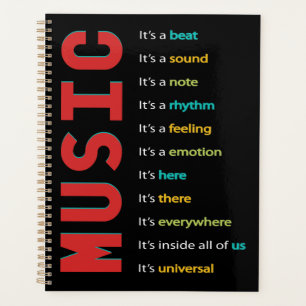 スクールバンドオーケストラ合唱団 プランナー手帳