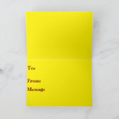 スクールバンド サンキューカード (内部)