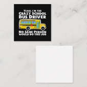 スクールバ熱狂するスドライバーの贈り物 ノートカード (正面/裏面)