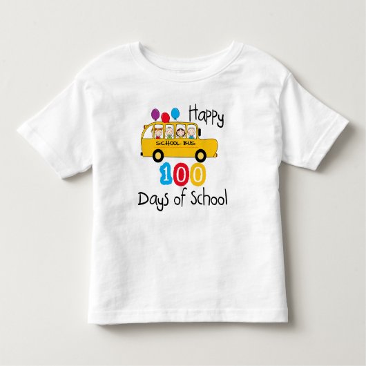 スクールバ祝ス100日 トドラーTシャツ (正面)