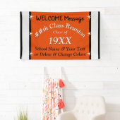 スクールパーソナライズされた懇親会バナー(色鮮やか) 横断幕 (インサイチュ)