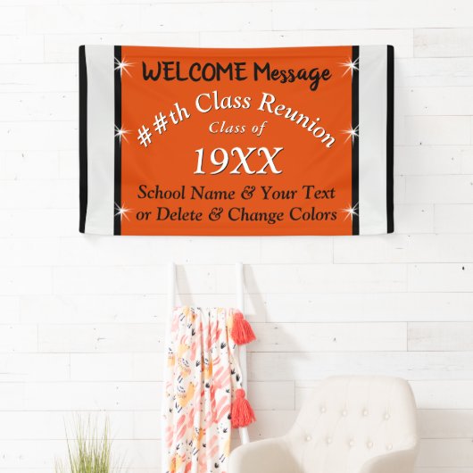 スクールパーソナライズされた懇親会バナー（色鮮やか） 横断幕 (インサイチュ)