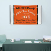 スクールパーソナライズされた懇親会バナー(色鮮やか) 横断幕 (トレードショー)