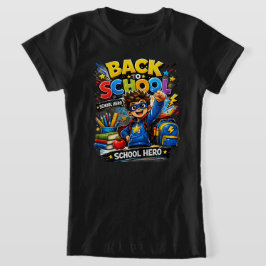 スクールヒーロー キッズTシャツ 学校へ戻ろう Tシャツ