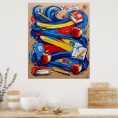 スクールビベス ポスター (キッチン)