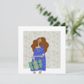 スクールファッションアイコン ファッションイラスト 招待状 (スタンド正面)