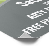 スクールフェアPTOサマーフェアフライヤーテンプレート ポスター (角)