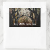 スクールブックシールが落ちない 長方形シール (バッグ)