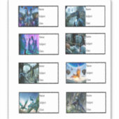 スクールブックシール – Avatar シール (正面)