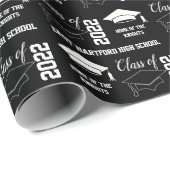 スクールブラックの卒業表を追加  ラッピングペーパー (ロールコーナー)