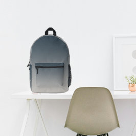 スクールブラックグラデーション名前をカスタムする プリントバックパック