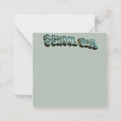 スクールブラッツ–3D ノートカード (正面)