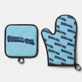 スクールブラッツ–3DII 鍋つかみ&鍋敷きセット (正面)