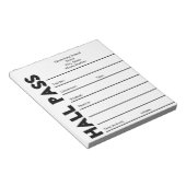 スクールホールパスメモ帳 ノートパッド (アングル)