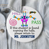 スクールホールパス/ロボット – SRF 缶バッジ (インサイチュ)