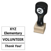 スクールボランティア切手 ラバースタンプ (押印)