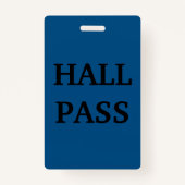 スクールボーイズルームホールパス バッジ (裏面)