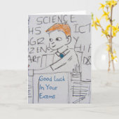 スクールボーイ福音カード カード (黄色い花)