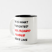 スクールボードメンバー、専用 ツートーンマグカップ (正面左)