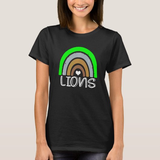 スクールマスコットボホレインボライオンズ Tシャツ (正面)