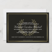 スクールマスコット卒業パーティー 招待状 (裏面)