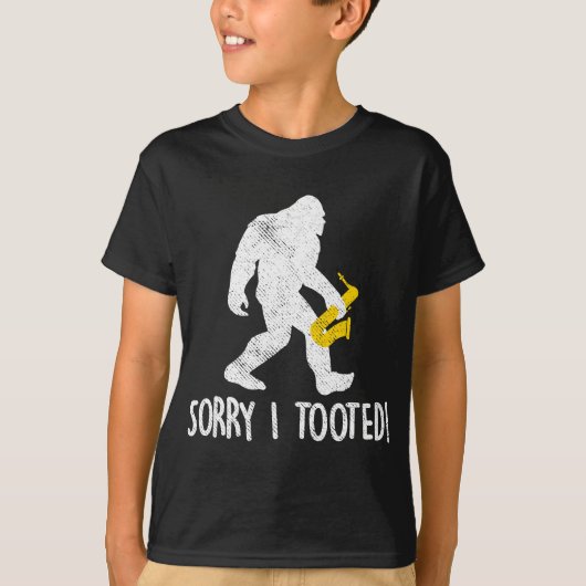 スクールマーチングバンドサックス選手サックスおもしろいフォン Tシャツ (正面)