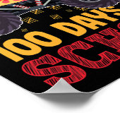 スクールモンスタートラック日の100人のガールクラッシュ ポスター (角)